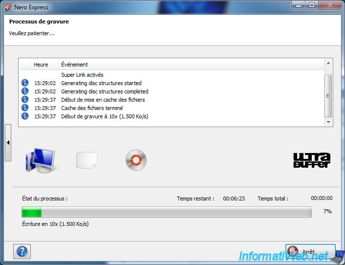 Graver un CD de musique, un CD/DVD de données ou un CD/DVD depuis un fichier iso Divers